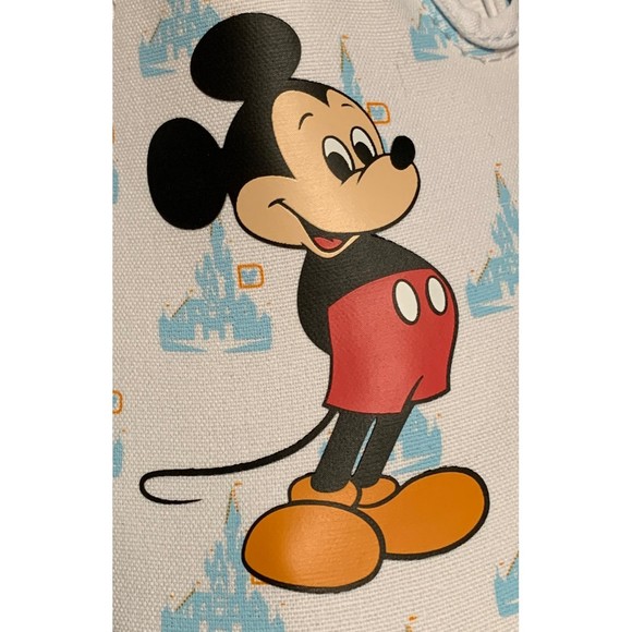 Disney World Vans 50th Anniversary Mickey Mouse Men's 10 Slip On Blue Shoes NWT - Picture 3 of 11